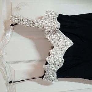 Pearled formal dress